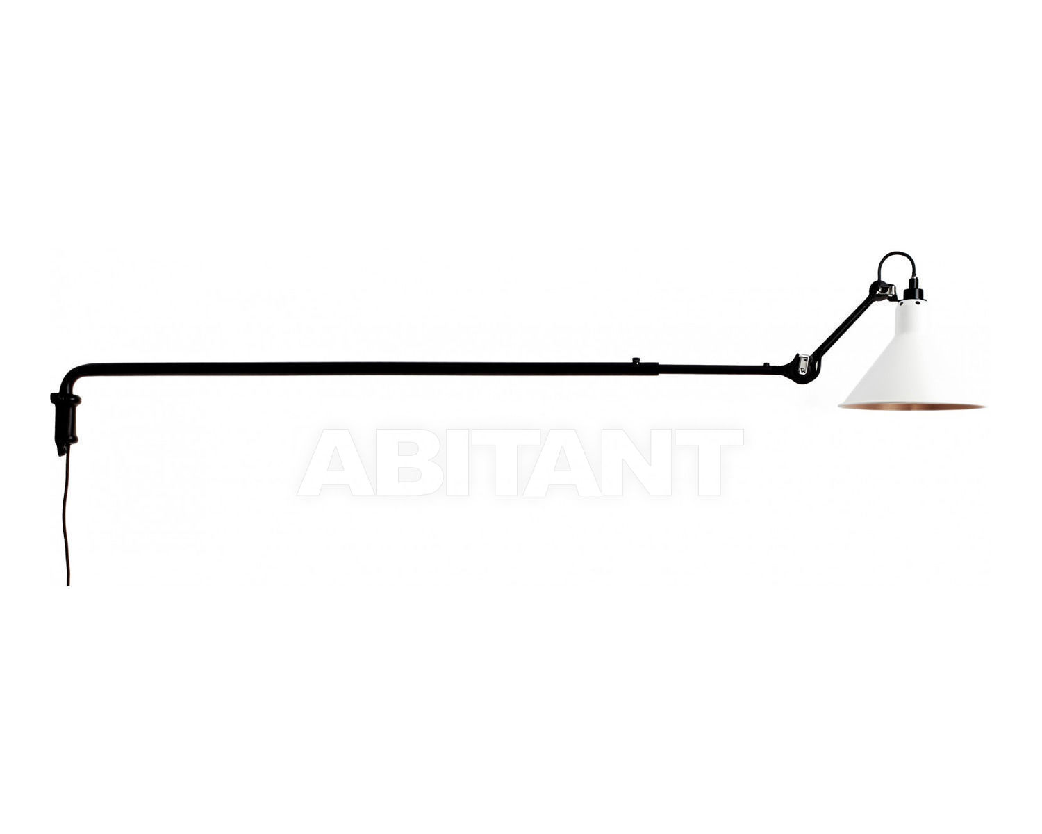 Купить Светильник настенный La Lampe Gras by DCW éditions GRAS LAMPS 213 BL-WH-COP