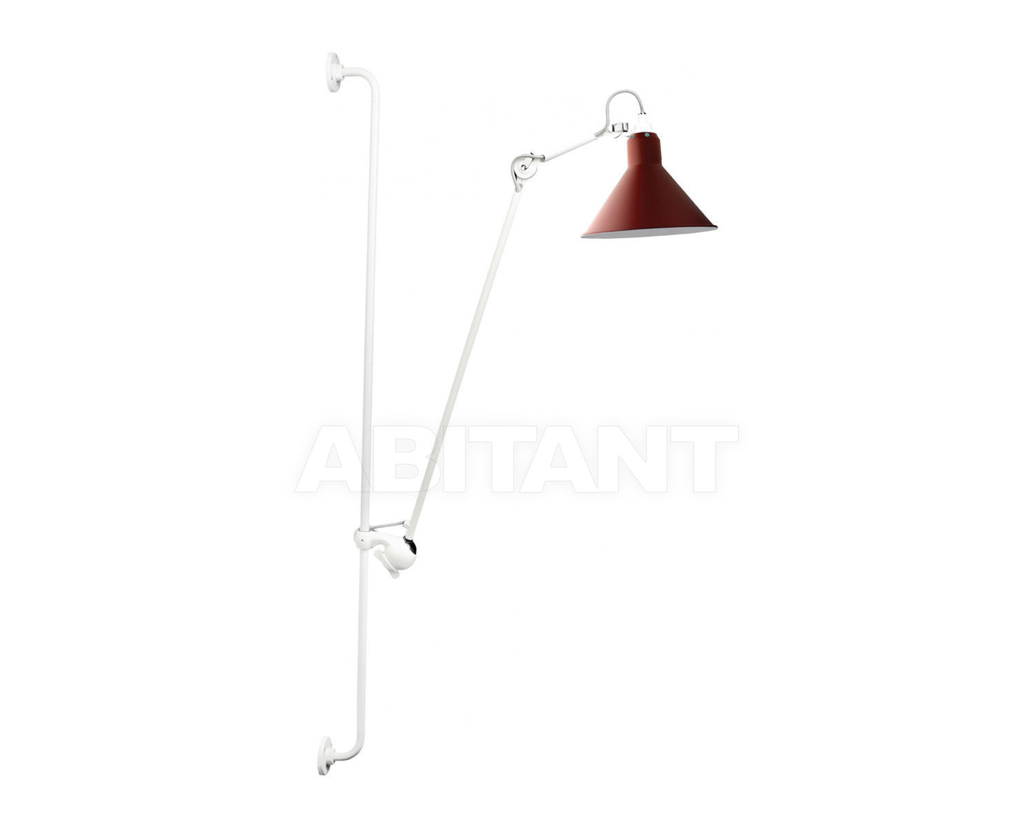 Купить Светильник настенный La Lampe Gras by DCW éditions GRAS LAMPS 214 WH-RED