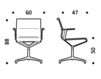 Схема Кресло ICF Office 2015 3694909 E 906 Современный / Скандинавский / Модерн