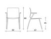 Схема Стул с подлокотниками WEBWOOD Talin 2015 WEBWOOD 358-2 Современный / Скандинавский / Модерн