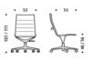 Схема Кресло ICF Office 2015 1943199 901 Современный / Скандинавский / Модерн
