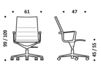 Схема Кресло ICF Office 2015 1963163 Современный / Скандинавский / Модерн