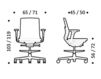 Схема Кресло ICF Office 2015 25936433 30L Современный / Скандинавский / Модерн