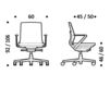 Схема Кресло ICF Office 2015 25933222 226 Современный / Скандинавский / Модерн