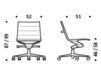 Схема Кресло ICF Office 2015 1943073 30G Современный / Скандинавский / Модерн