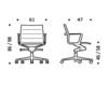 Схема Кресло ICF Office 2015 1963103 357 Современный / Скандинавский / Модерн