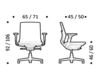 Схема Кресло ICF Office 2015 25906333 357 Современный / Скандинавский / Модерн