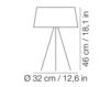 Схема Лампа настольная TRIPOD Kundalini `11 K946BEEU Минимализм / Хай-тек