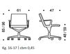 Схема Кресло ICF Office 2015 1973093 F28 Современный / Скандинавский / Модерн