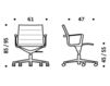 Схема Кресло ICF Office 2015 1963099 919 Современный / Скандинавский / Модерн