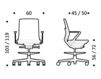 Схема Кресло ICF Office 2015 25963499 98D Современный / Скандинавский / Модерн