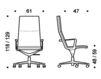 Схема Кресло ICF Office 2015 1973263 30L Современный / Скандинавский / Модерн