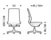 Схема Стул ICF Office 2015 26030399 915 Современный / Скандинавский / Модерн