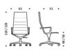 Схема Кресло ICF Office 2015 1943263 30G Современный / Скандинавский / Модерн