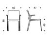 Схема Стул с подлокотниками ICF Office 2015 3698703 F28 Современный / Скандинавский / Модерн