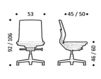 Схема Кресло ICF Office 2015 25960333 30L Современный / Скандинавский / Модерн