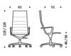 Схема Кресло ICF Office 2015 1943269 915 Современный / Скандинавский / Модерн