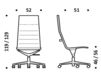 Схема Кресло ICF Office 2015 1943293 30L Современный / Скандинавский / Модерн