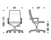 Схема Кресло ICF Office 2015 1973169 98D Современный / Скандинавский / Модерн