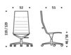 Схема Кресло ICF Office 2015 1943299 910 Современный / Скандинавский / Модерн