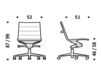 Схема Кресло ICF Office 2015 1943079 901 Современный / Скандинавский / Модерн