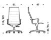 Схема Кресло ICF Office 2015 1960266 728 Современный / Скандинавский / Модерн