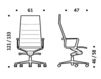 Схема Кресло ICF Office 2015 1960272 437 Современный / Скандинавский / Модерн