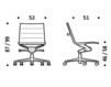 Схема Кресло ICF Office 2015 1940072 433 Современный / Скандинавский / Модерн