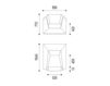 Схема Кресло для террасы FX 10 Neue Wiener Werkstaette Sofas and chairs 2015 FX 10 outdoor chair 2 Современный / Скандинавский / Модерн