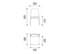Схема Стул METRO Neue Wiener Werkstaette CHAIRS ST 50 1 Современный / Скандинавский / Модерн
