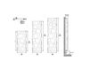 Схема Радиатор Wall Caleido/Co.Ge.Fin Design FWA185335 Современный / Скандинавский / Модерн