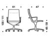 Схема Кресло ICF Office 2015 1973163 30B Современный / Скандинавский / Модерн