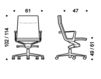 Схема Кресло ICF Office 2015 1973179 919 Современный / Скандинавский / Модерн