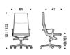 Схема Кресло ICF Office 2015 1973273 30L Современный / Скандинавский / Модерн