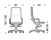 Схема Кресло ICF Office 2015 1973279 910 Современный / Скандинавский / Модерн