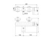 Схема Смеситель термостатический Fima - Carlo Frattini Brick F4044/1CR Минимализм / Хай-тек