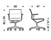 Схема Кресло ICF Office 2015 3695807 03N Современный / Скандинавский / Модерн