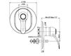 Схема Встраиваемый смеситель Fima - Carlo Frattini Lamp F3309X2CR Классический / Исторический / Английский