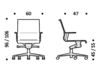 Схема Кресло ICF Office 2015 3695737 08N Современный / Скандинавский / Модерн