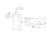 Схема Дозатор для мыла Fima - Carlo Frattini Rotola F6003/3CR Современный / Скандинавский / Модерн