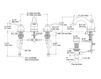 Схема Смеситель для раковины Fairfax Kohler 2015 K-12265-4-BN Современный / Скандинавский / Модерн