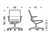 Схема Кресло ICF Office 2015 3695713 F29 Современный / Скандинавский / Модерн