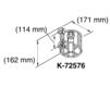 Схема Держатель для туалетной бумаги Artifacts Kohler 2015 K-72576-2BZ Прованс / Кантри / Средиземноморский