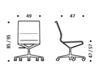 Схема Кресло ICF Office 2015 3685313 30L Современный / Скандинавский / Модерн
