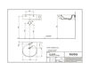 Схема Раковина с пьедесталом  Toto Europe GmbH 2015 LW766Y LW766FY Современный / Скандинавский / Модерн