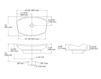 Схема Раковина накладная Leaf Kohler 2015 K-2530-0 Современный / Скандинавский / Модерн