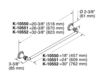 Схема Держатель для полотенец Devonshire Kohler 2015 K-10550-SN Современный / Скандинавский / Модерн