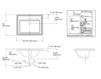 Схема Раковина накладная Memoirs Kohler 2015 K-2241-1-K4 Современный / Скандинавский / Модерн