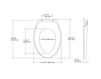 Схема Крышка для унитаза Purefresh Kohler 2015 K-5588-0 Современный / Скандинавский / Модерн