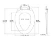 Схема Крышка для унитаза Cachet Kohler 2015 K-75796-0 Современный / Скандинавский / Модерн